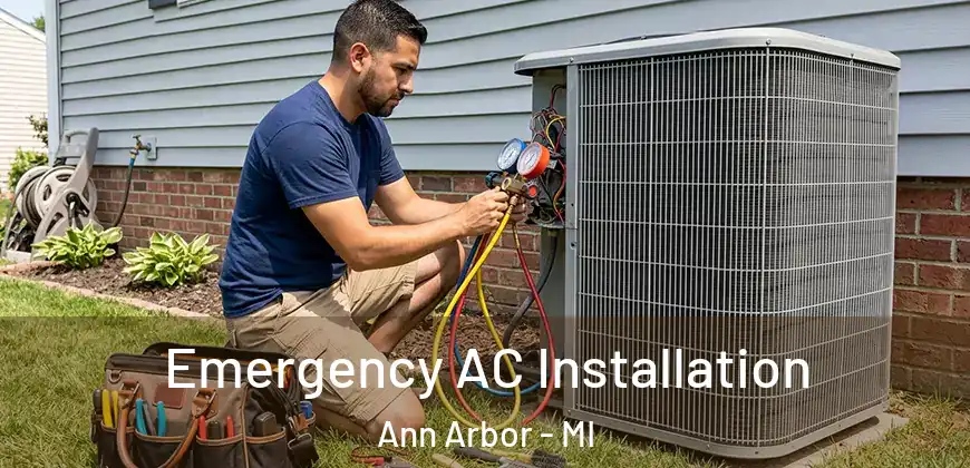  Emergency AC Installation Ann Arbor - MI