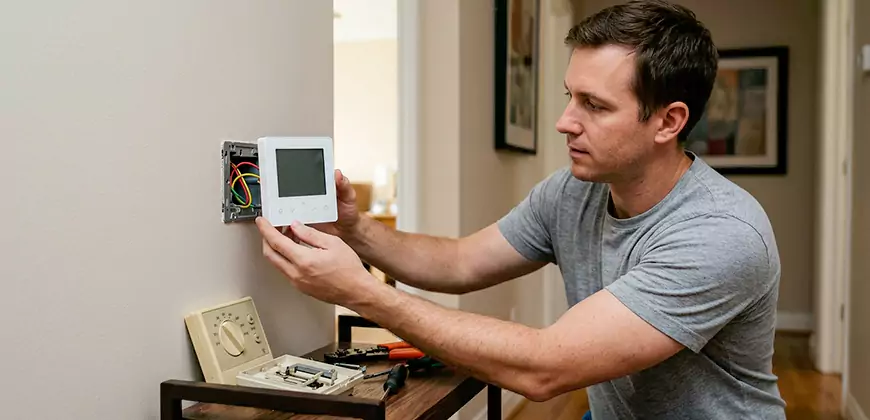 Heat Pump Thermostat Configuration in Ann Arbor